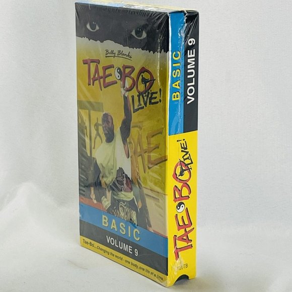 Tae Bo Billy Workout Live Basic Volume 9 Vintage VHS New Origanal Plastic Rare - Picture 9 of 9